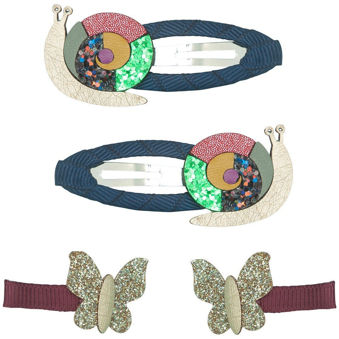 mimi & lula haarspeldjes suzie snail - 4st | 152029-76 | 0