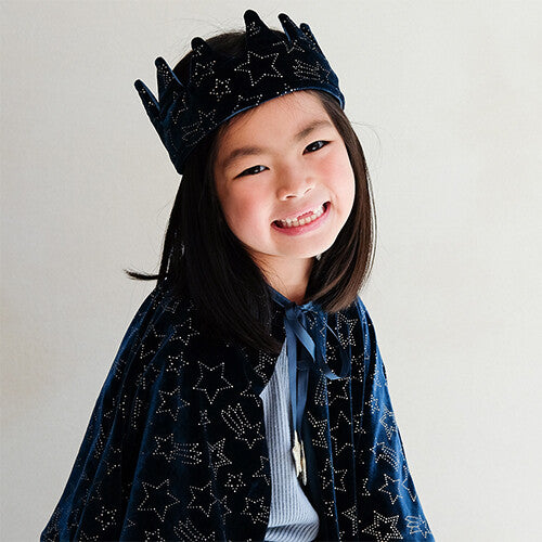 mimi & lula kroon velvet starry - teal enchanted | 115011-35 | 1