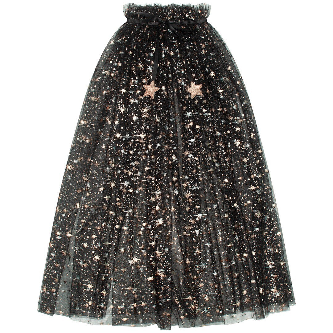 mimi & lula verkleedcape zwart aurora    | 155029-03 | 0