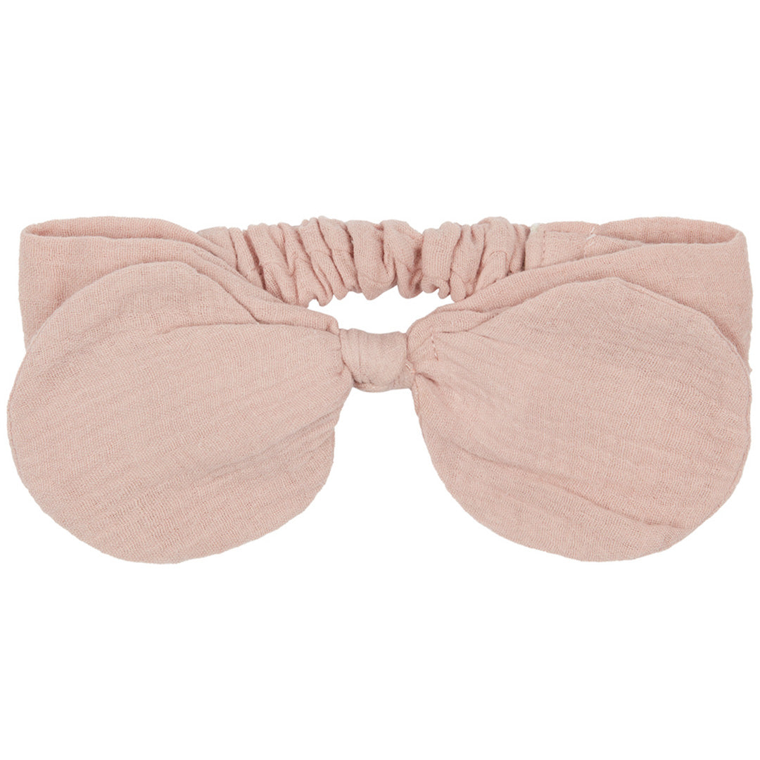 mimi & lula babyhaarband met grote strik - pink