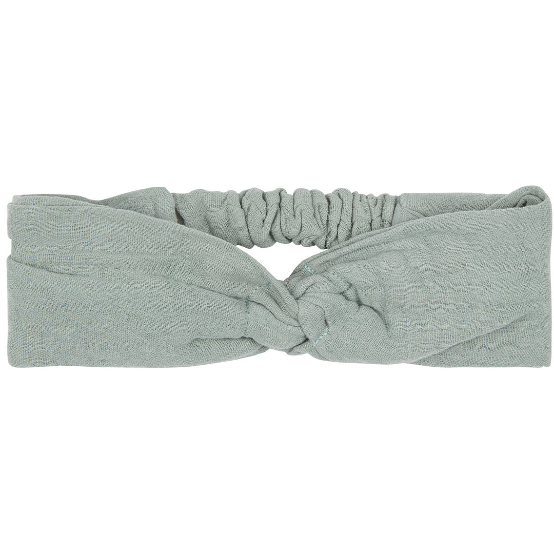 mimi & lula babyhaarband met knoop - blue