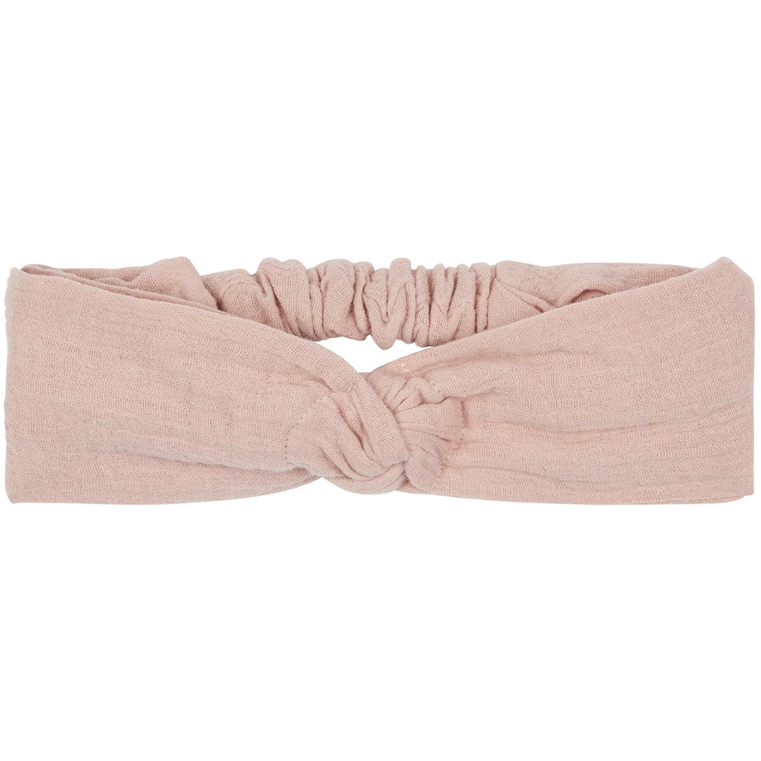 mimi & lula babyhaarband met knoop - pink