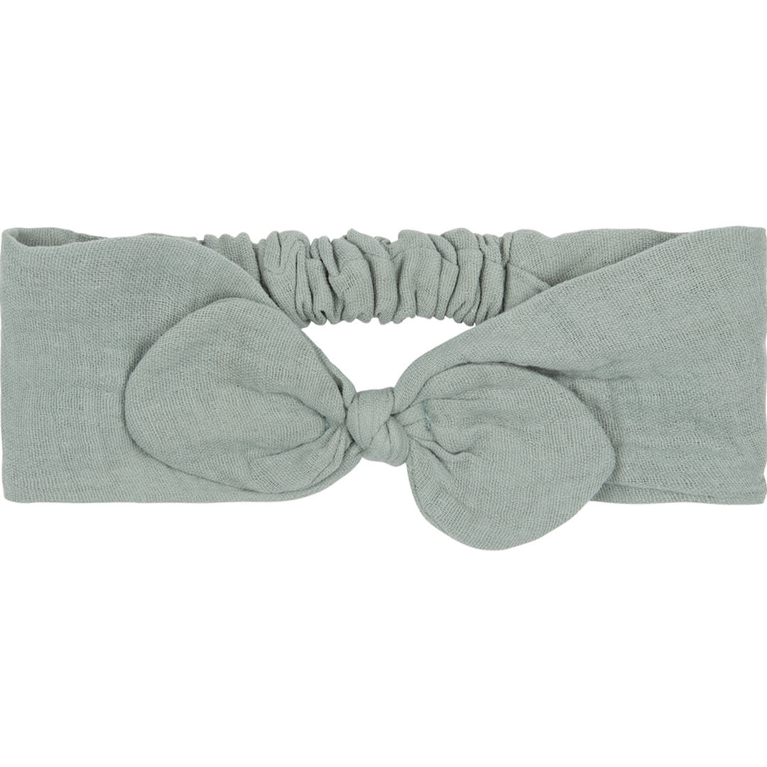 mimi & lula babyhaarband met strik - blue