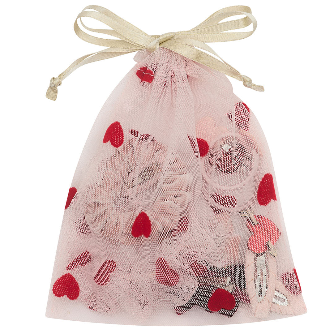 mimi & lula cadeauset haaraccessoires - heart - 10st | 182094-27 | 2