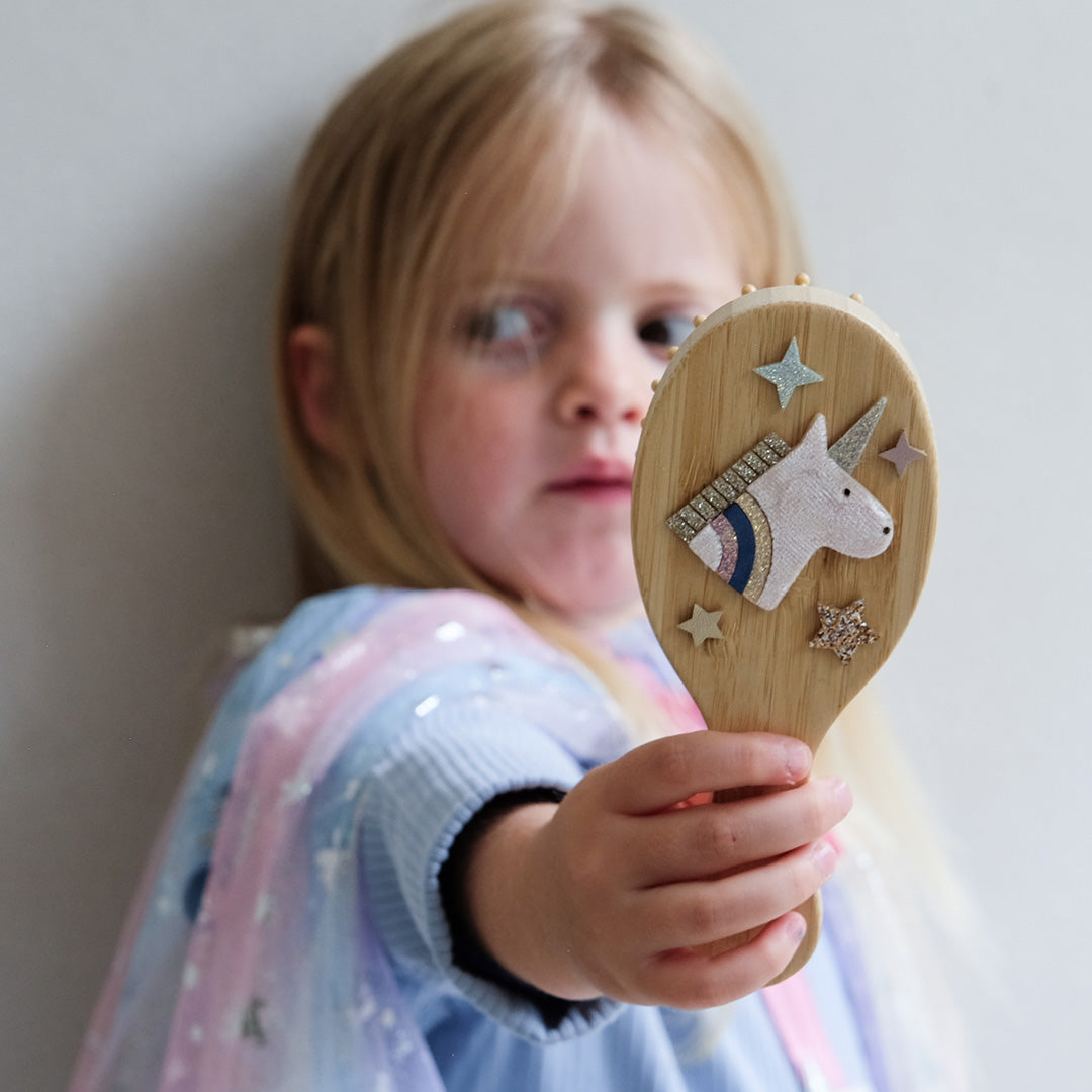 mimi & lula haarborstel unicorn - multi | 177012-23 | 4