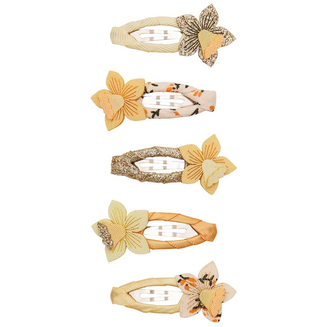 mimi & lula haarclipjes daffodil mini clic clacs - 5 st | 182022-55