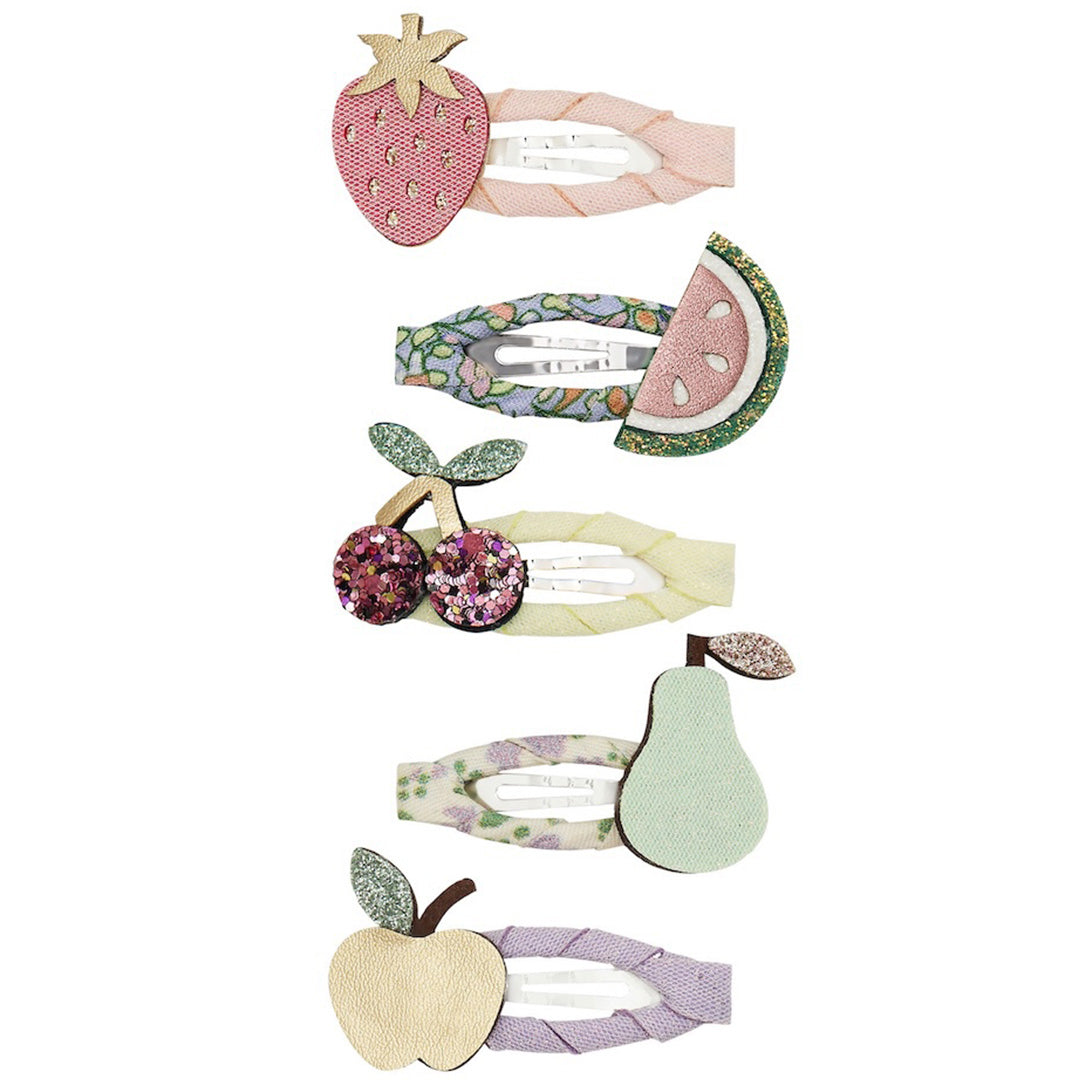 mimi & lula haarclipjes fruit salad mini clic clacs - 4 st | 182040-23