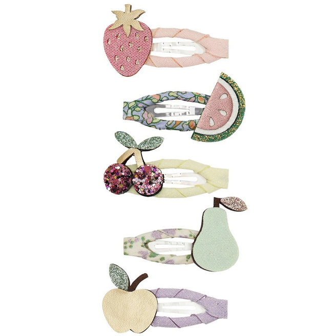 mimi & lula haarclipjes fruit salad mini clic clacs - 4 st | 182040-23