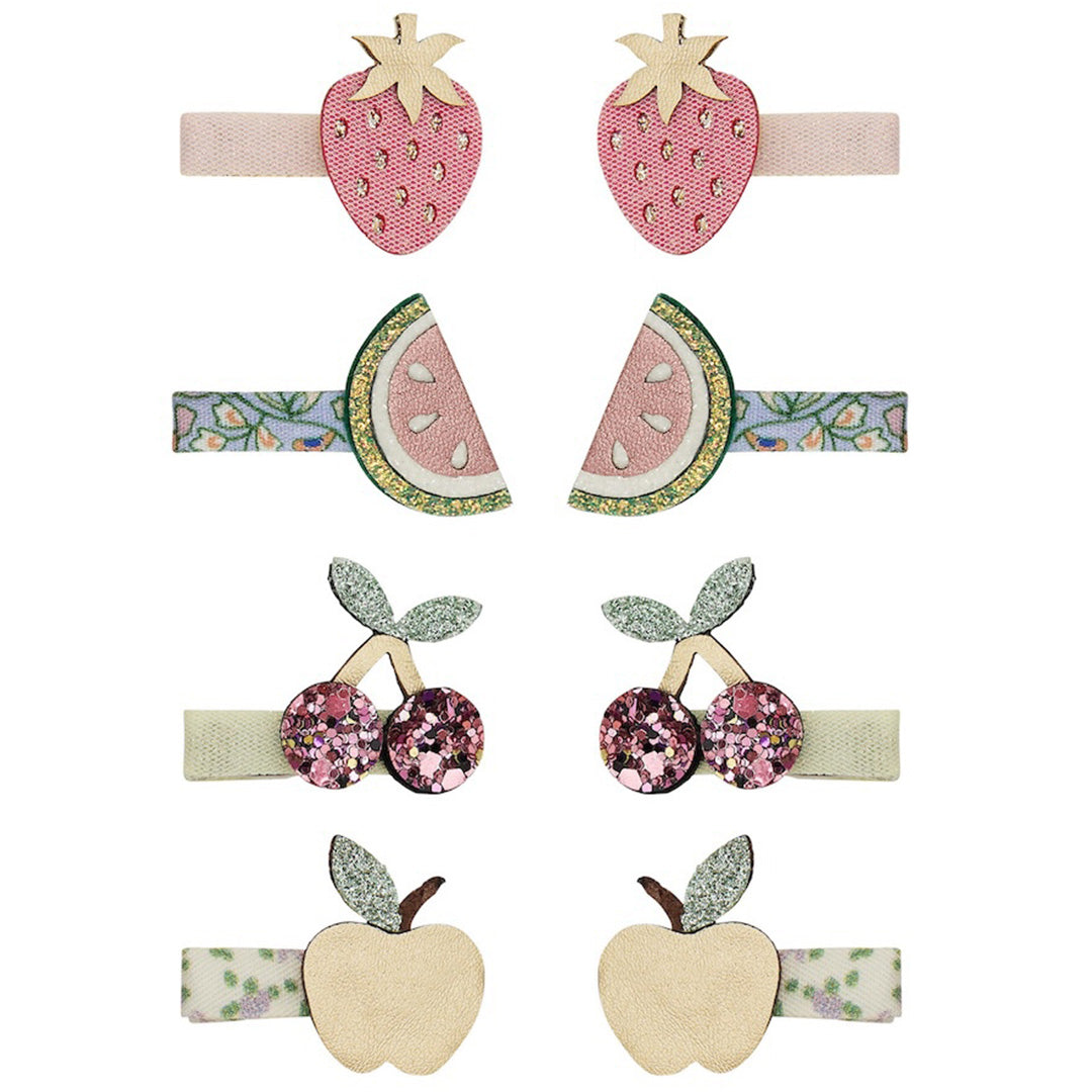 mimi & lula haarclipjes fruit salad mini clips - 8 st | 182041-23 