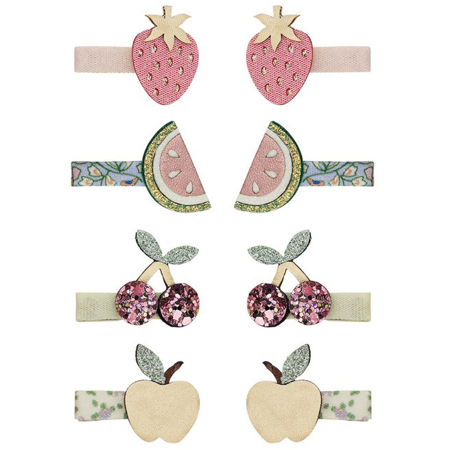 mimi & lula haarclipjes fruit salad mini clips - 8 st | 182041-23 