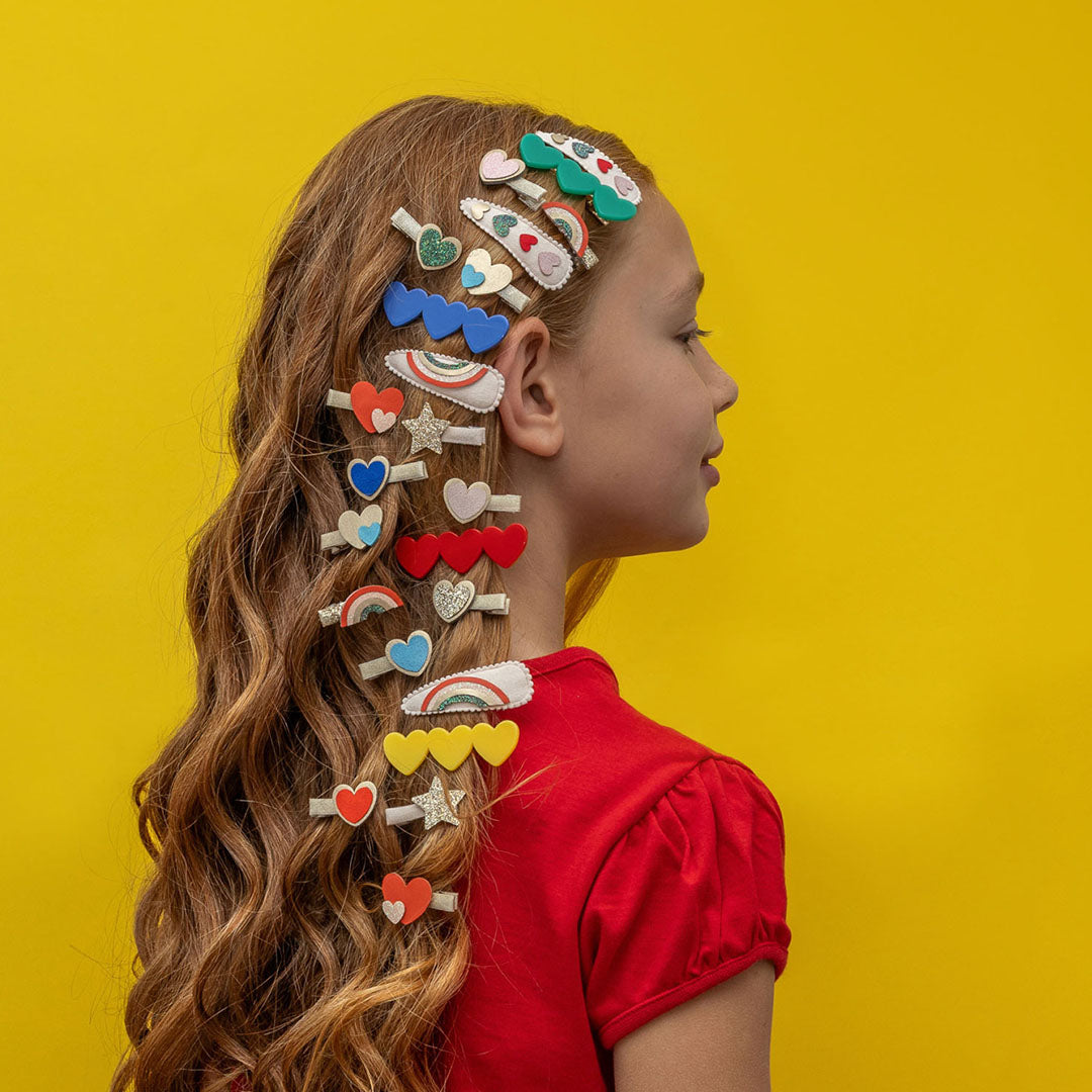 mimi & lula haarclipjes rainbow mini - 8 st | 182081-23 | lifestijl beeld