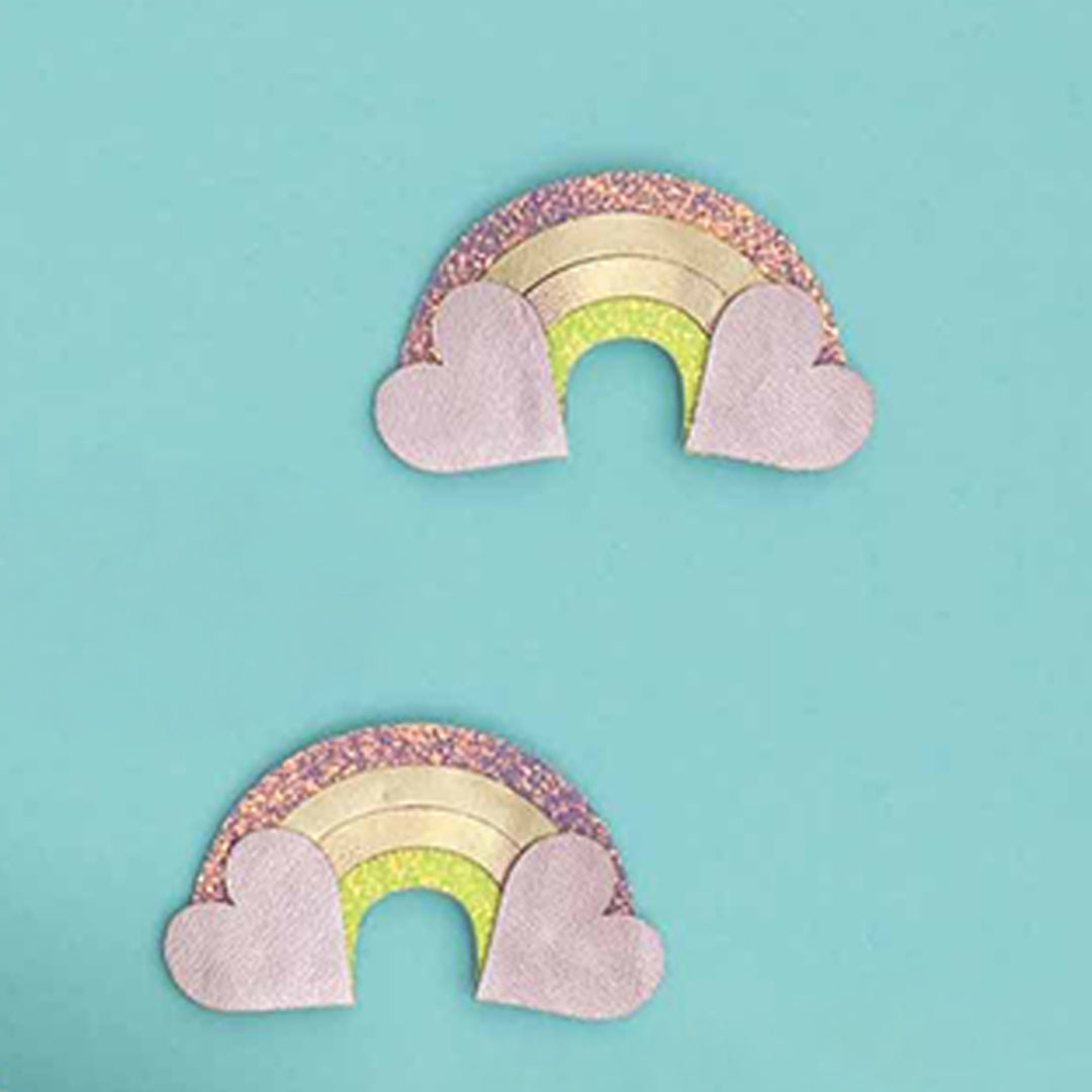 mimi & lula haarclipjes rainbow clic clacs - 2st | MIMI182009-23 | 2