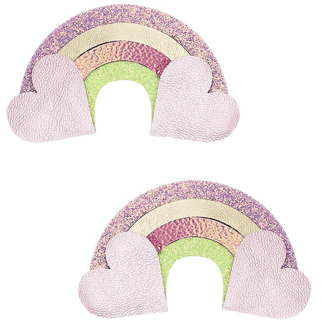 mimi & lula haarclipjes rainbow clic clacs - 2st | MIMI182009-23 | 1