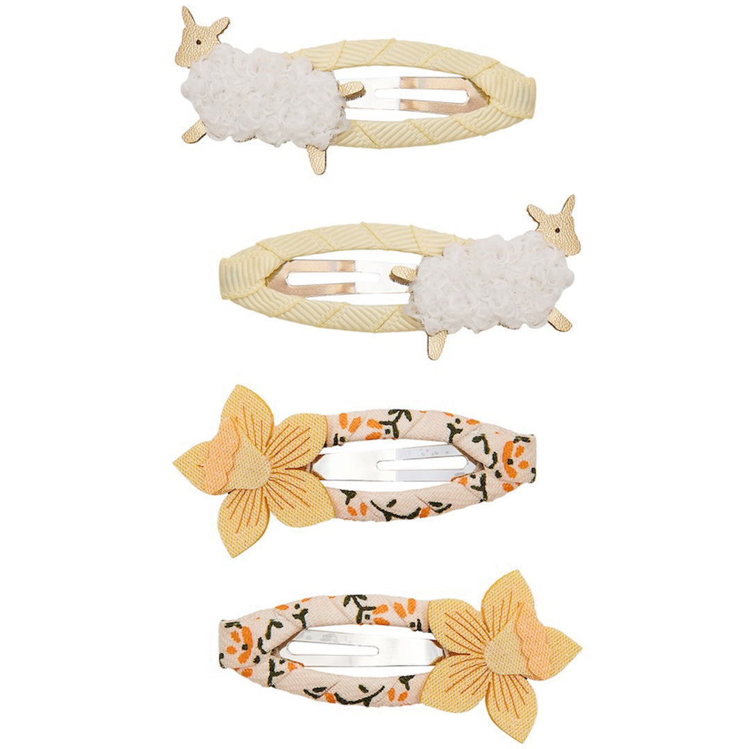 mimi & lula haarclipjes spring lamb clic clacs - 4 st | 182021-55