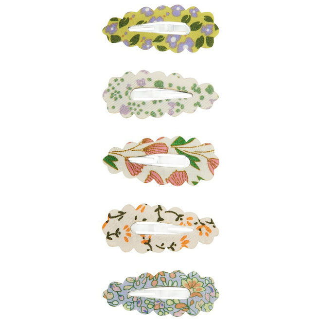 mimi & lula haarclipjes spring scalloped clic clacs - 5 st | 182035-23