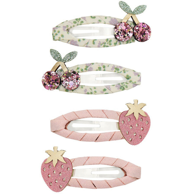 mimi & lula haarclipjes summer fruit clic clacs - 4 st | 182039-23