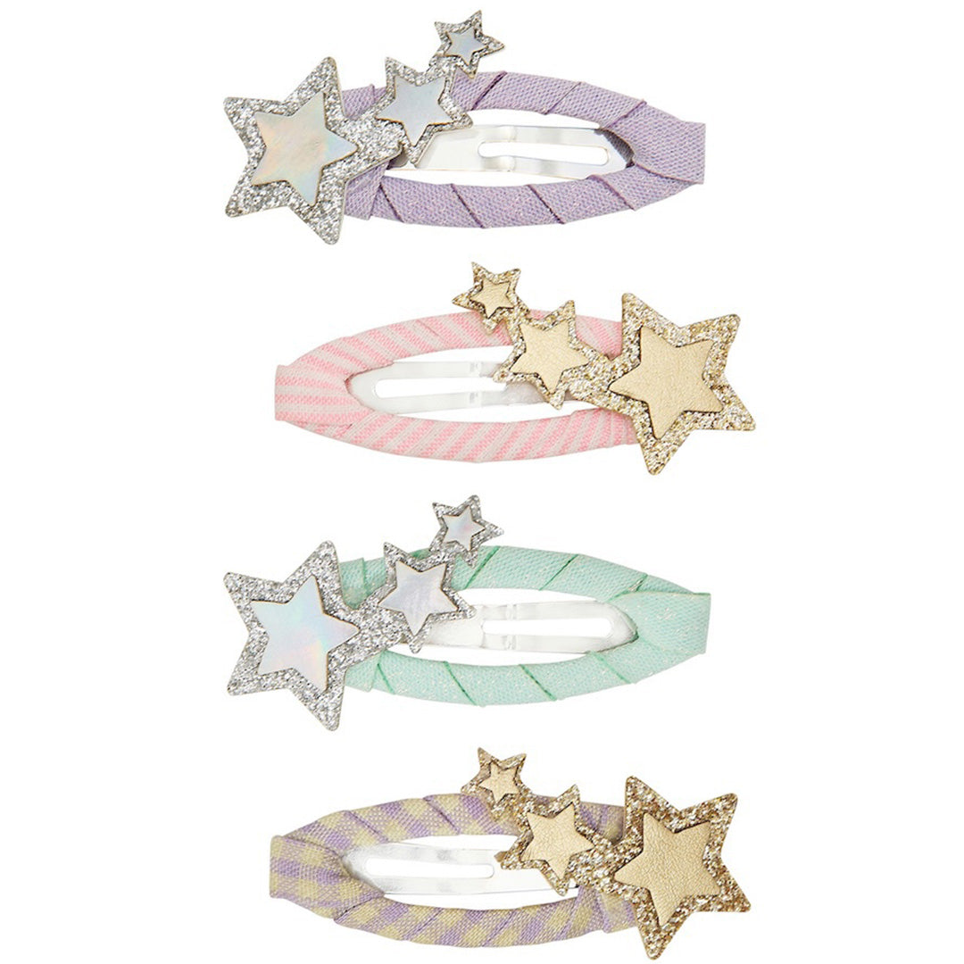 mimi & lula haarclipjes trailing star clic clacs - 4 st | MIMI182006-23 | 1
