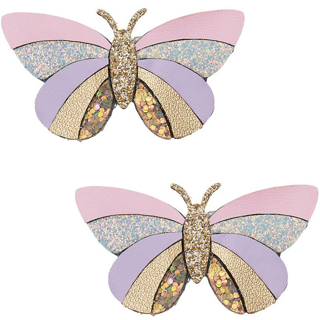 mimi & lula haarclips striped butterfly - 2st | 182062-23