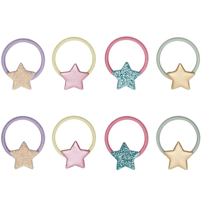 mimi & lula haarelastiekjes stellina mini ponies - 8st | MIMI182008-23 | 1