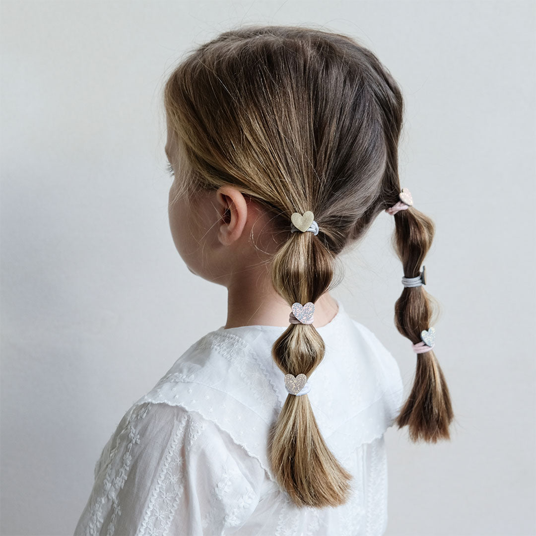mimi & lula haarelastiekjes mini teeny heart - 8st | 162024-27 | life stijl beeld