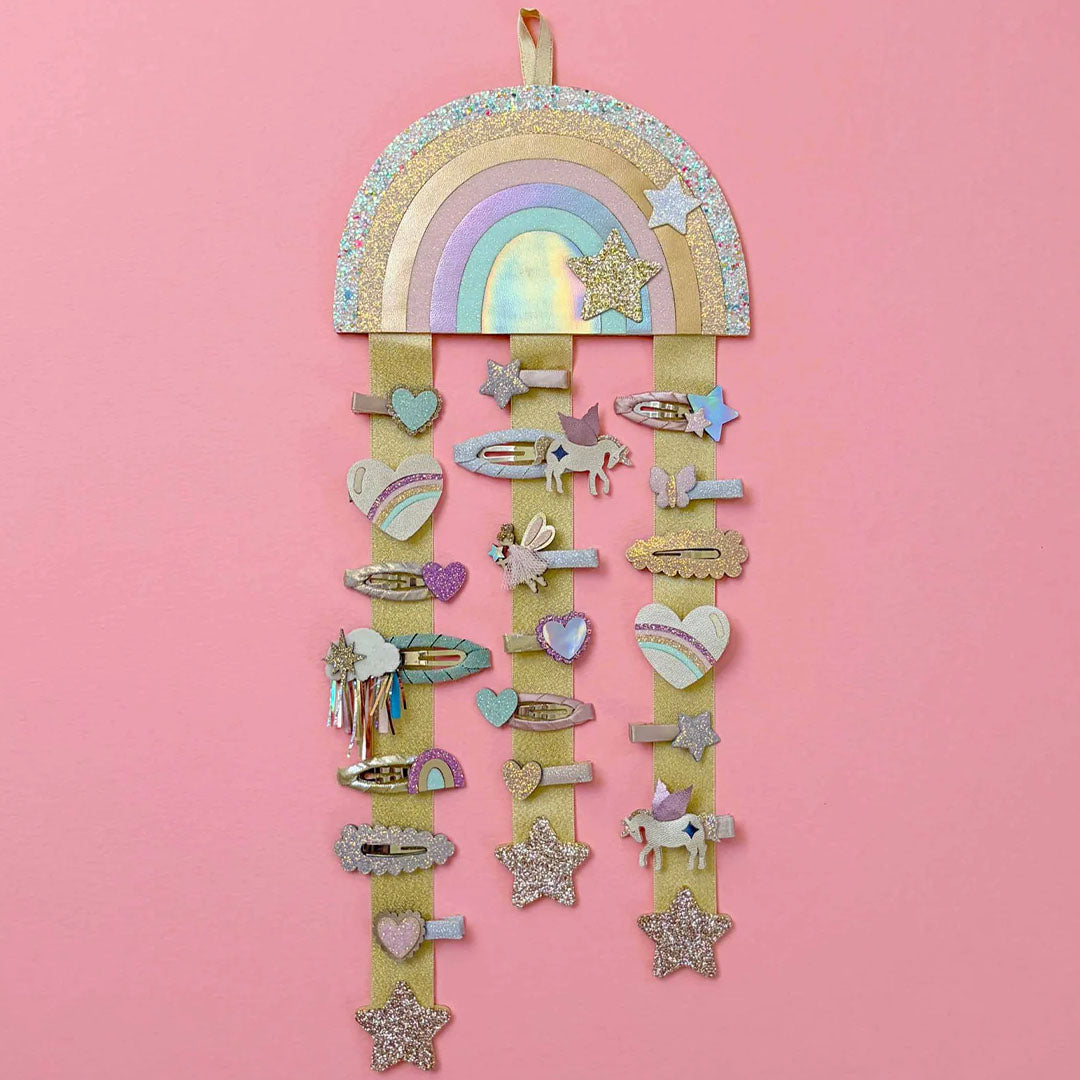 mimi & lula haarspeldhouder rainbow - dreamwish