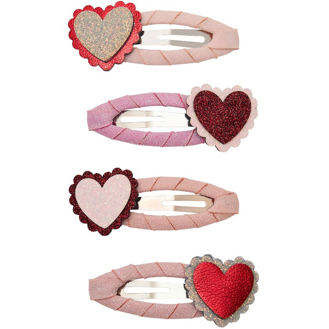 mimi & lula haarspeldjes scalloped heart - 4 st | 182091-27