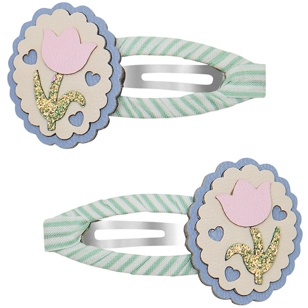 mimi & lula haarspeldjes scallop framed tulip - 2 st | 182059-23