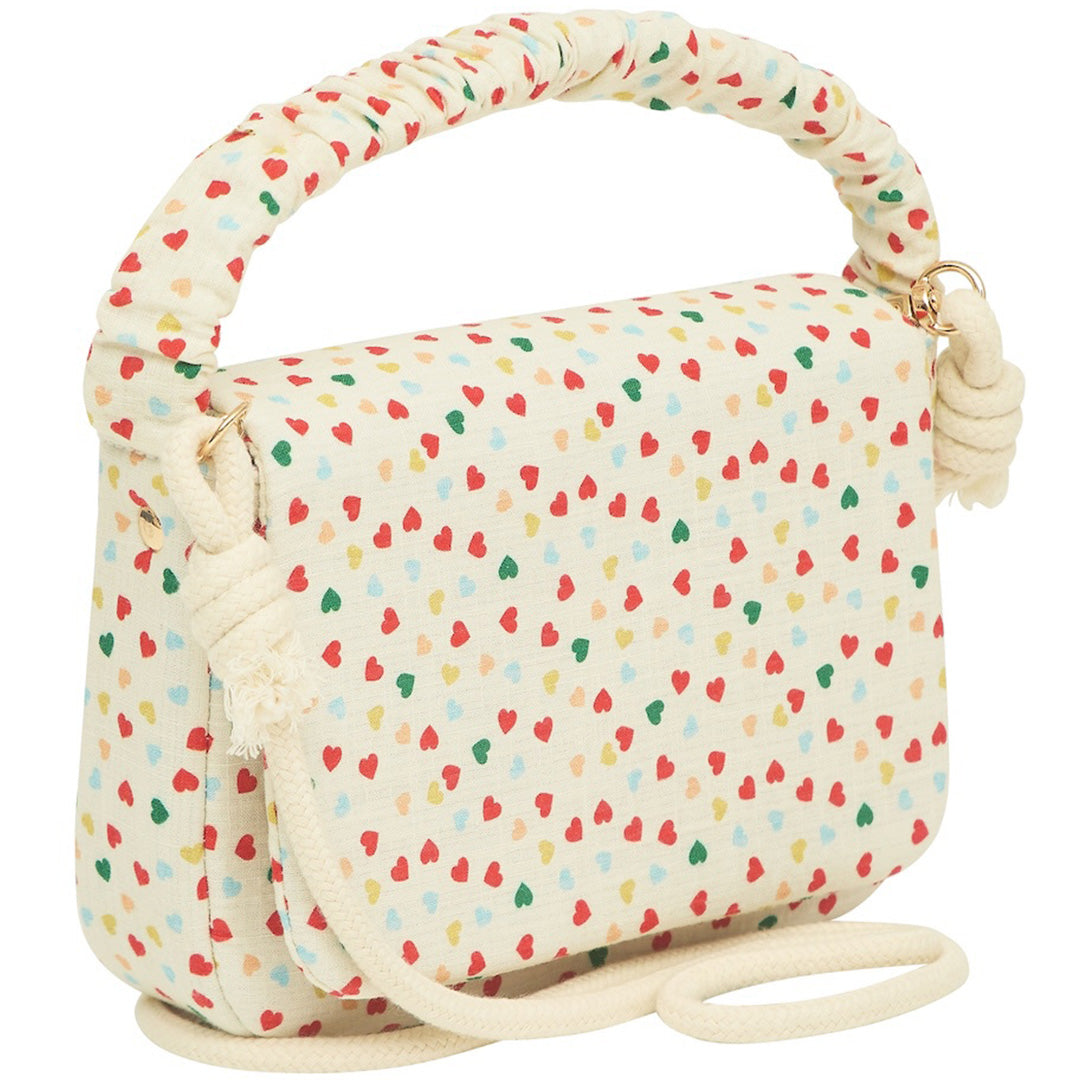 mimi & lula handtas heart print top - cream | 183013-32 | 1