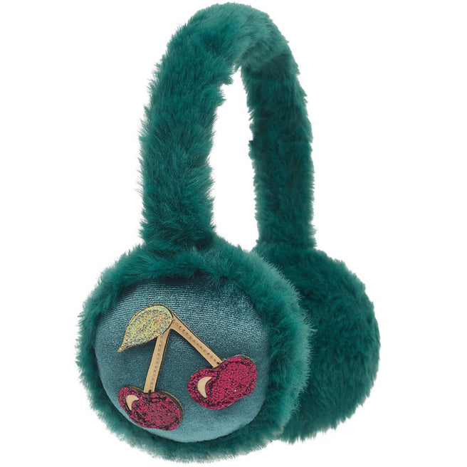 mimi & lula oorwarmers teal cherries | 199004-35 | 