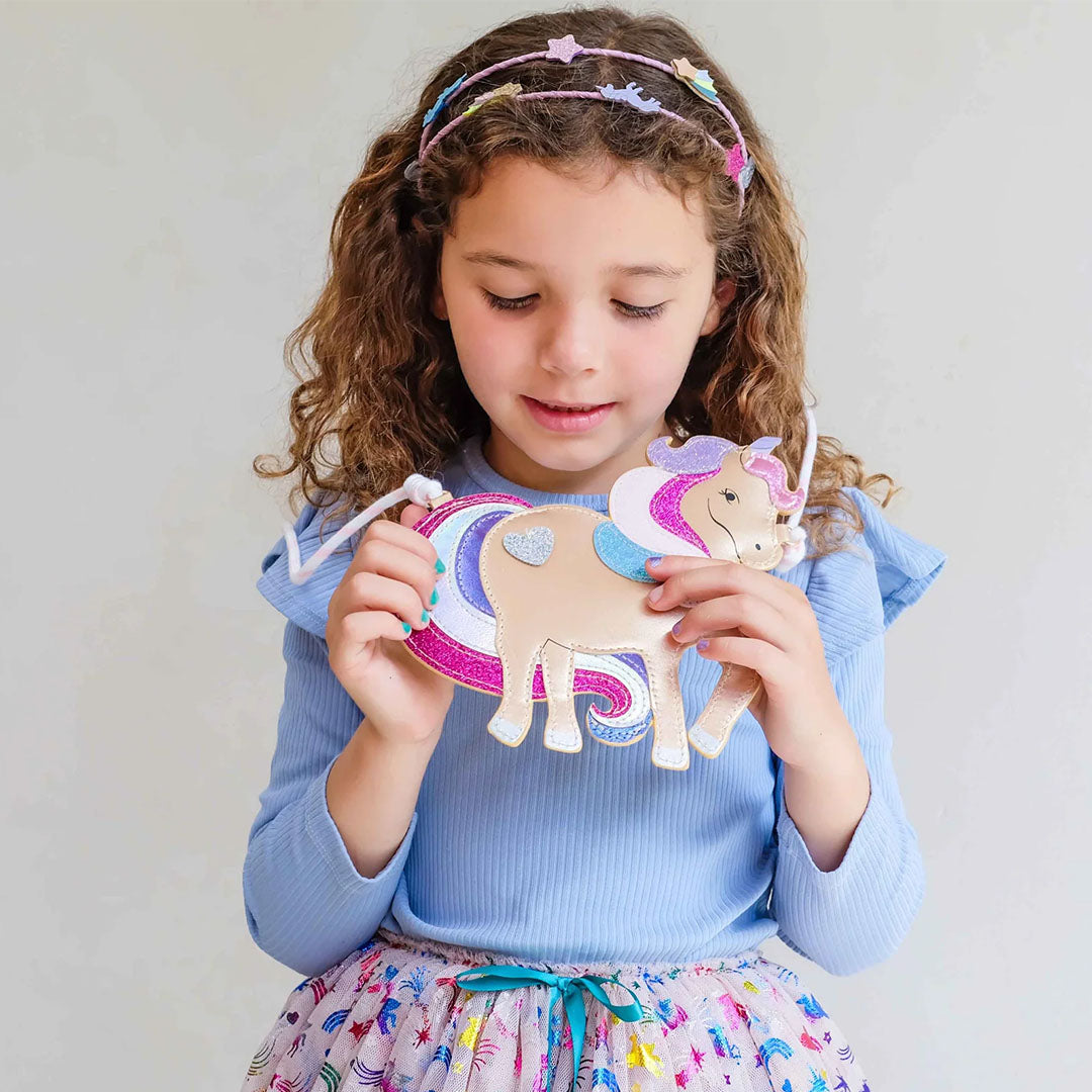 mimi & lula schoudertasje magical unicorn