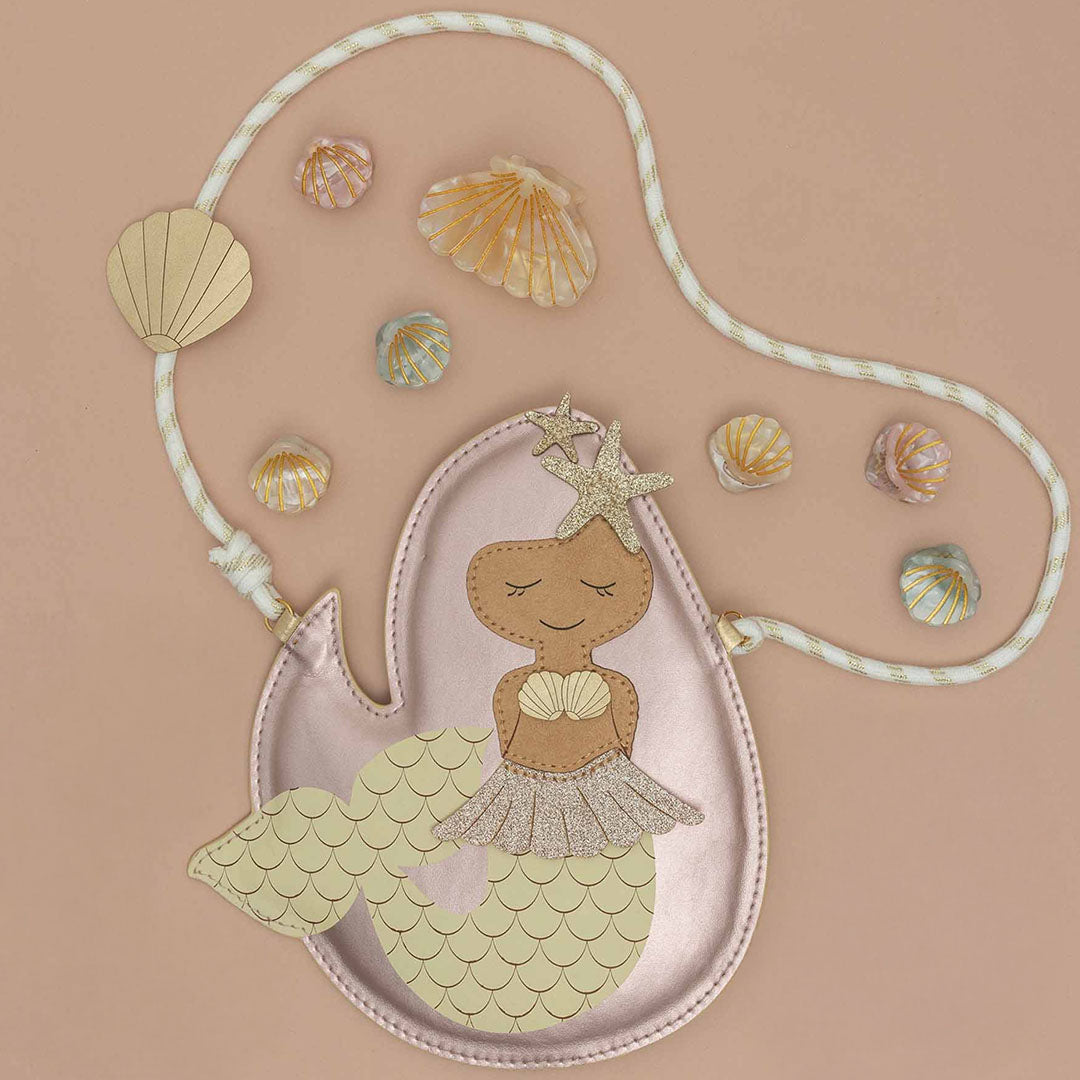 mimi & lula schoudertasje mermaid - metallic | 183011-08 | 2