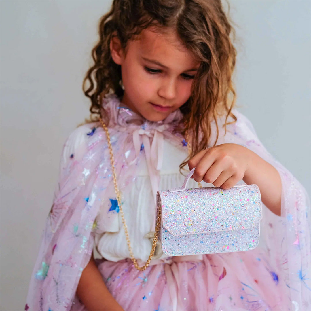 mimi & lula schoudertasje teeny glitter