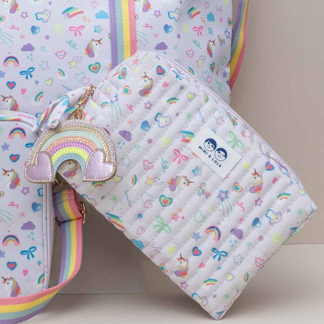 mimi & lula sleutelhanger rainbow - multi | 187004-23 | met Mimi & Lula toilettas