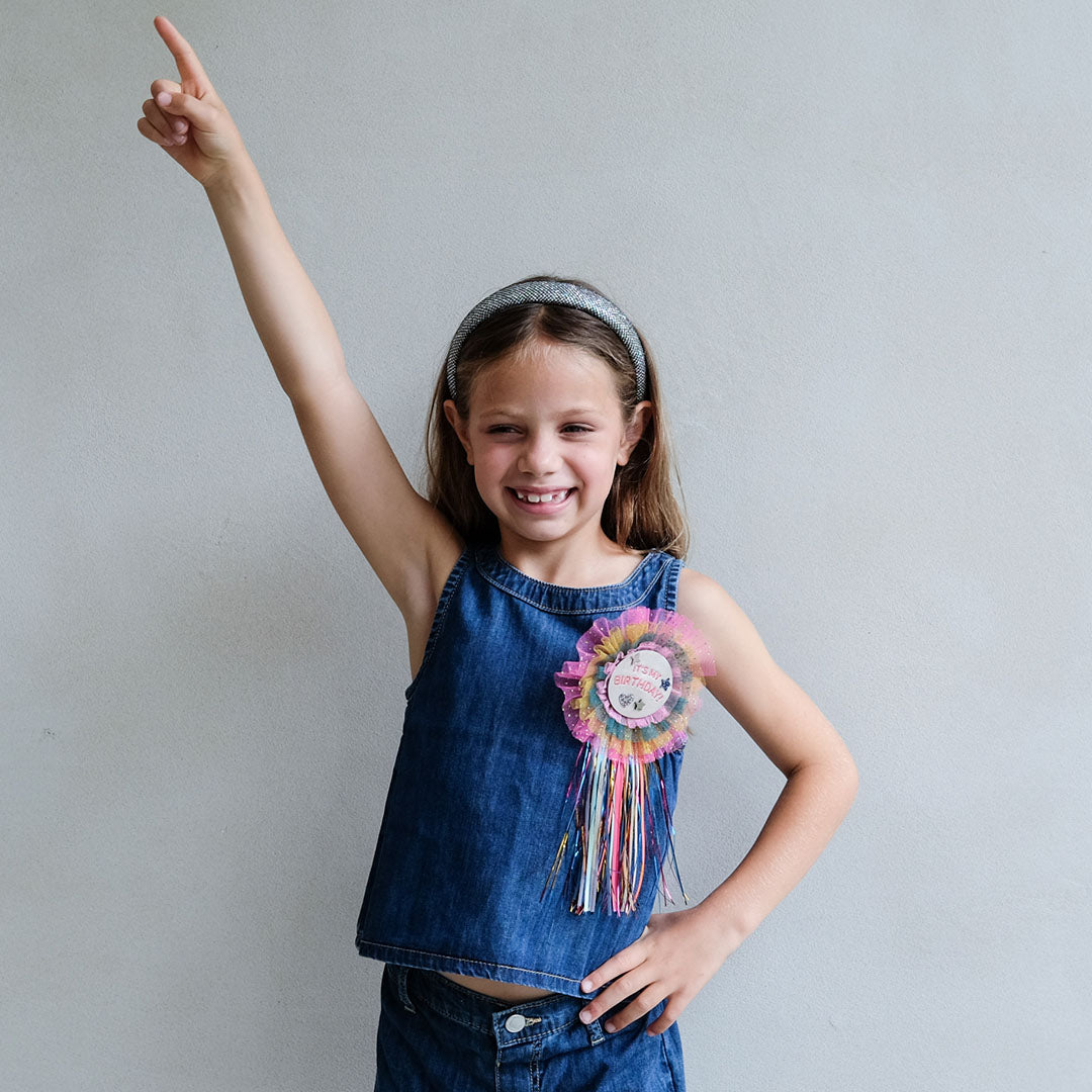 mimi & lula verjaardagsbadge diva wow - bright multi | 172067-38 | 3