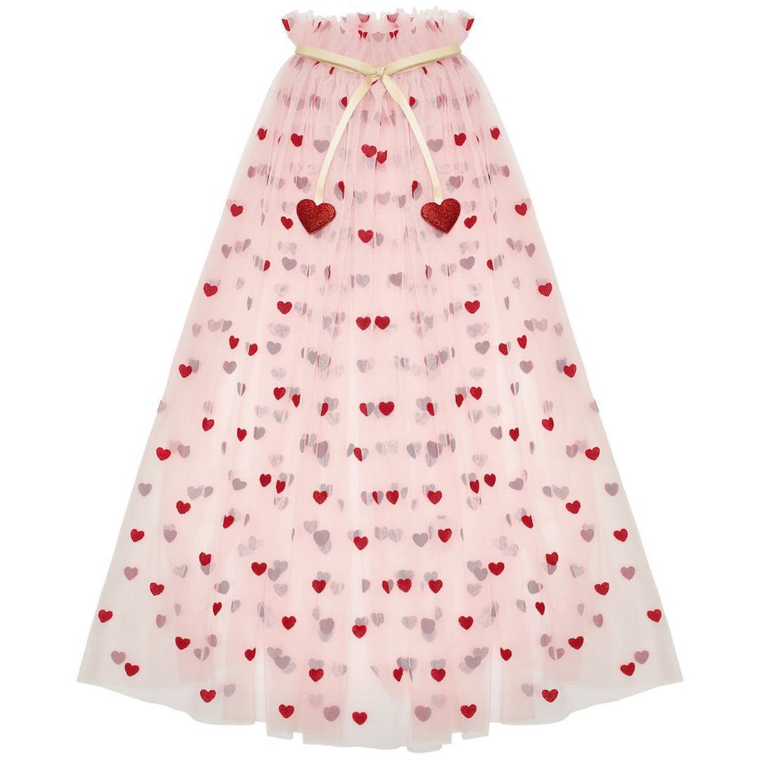 mimi & lula verkleedcape heart - pink multi | 185003-27|