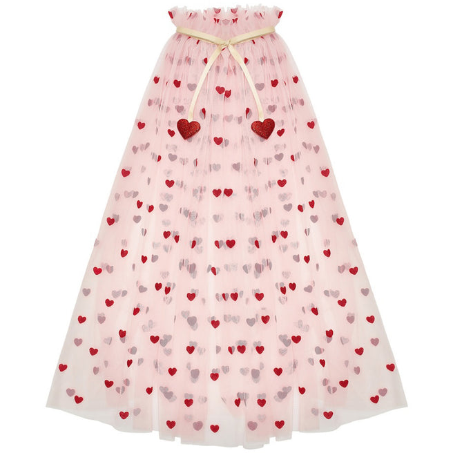 mimi & lula verkleedcape heart - pink multi | 185003-27|