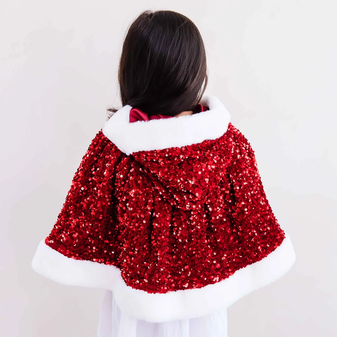 mimi & lula verkleedcape mrs claus - sparkle