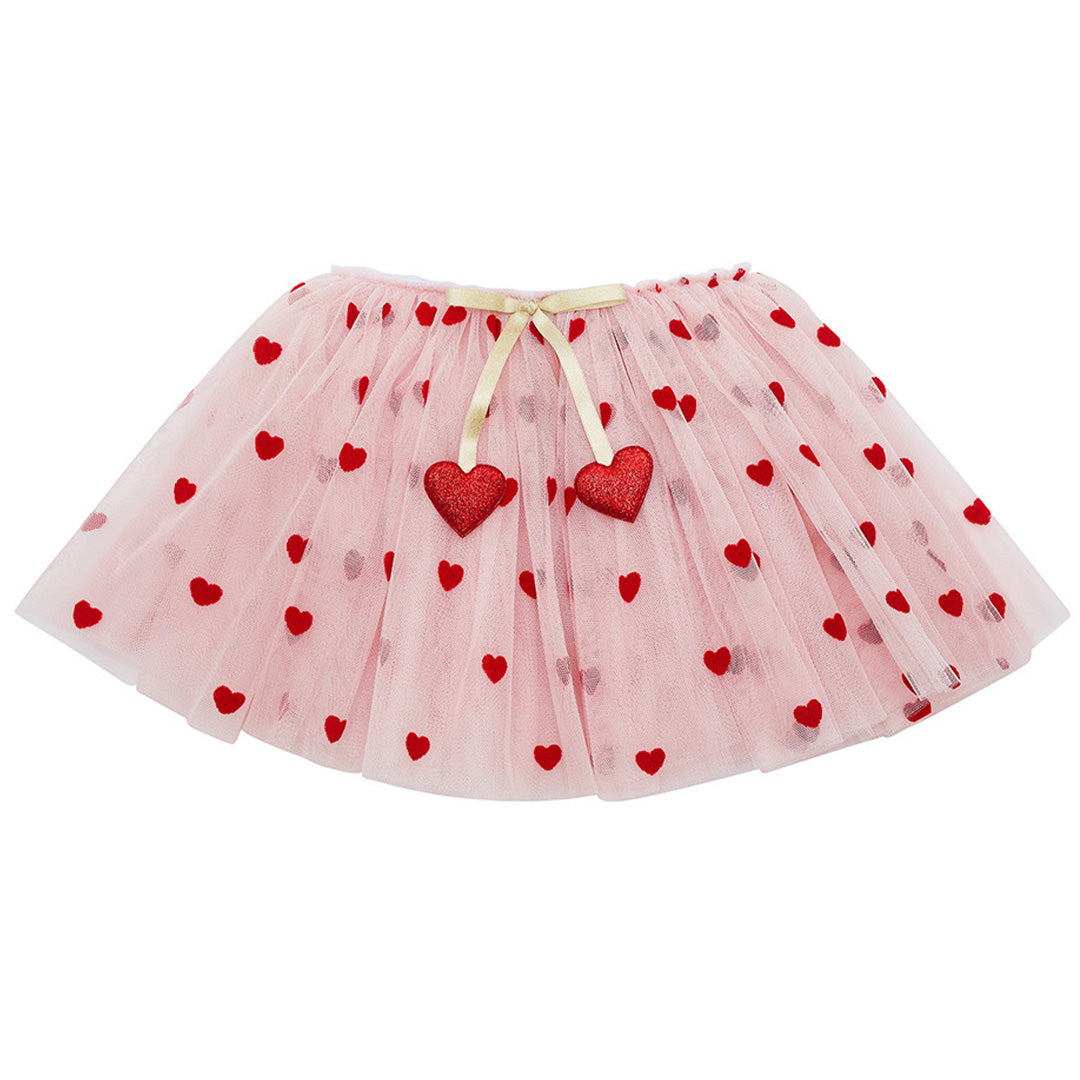 mimi & lula verkleedrok heart - pink multi | 185002-27