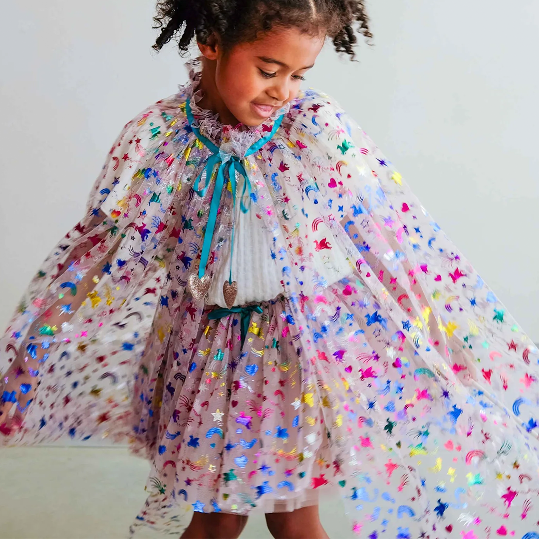 mimi & lula verkleedrok rainbow unicorn