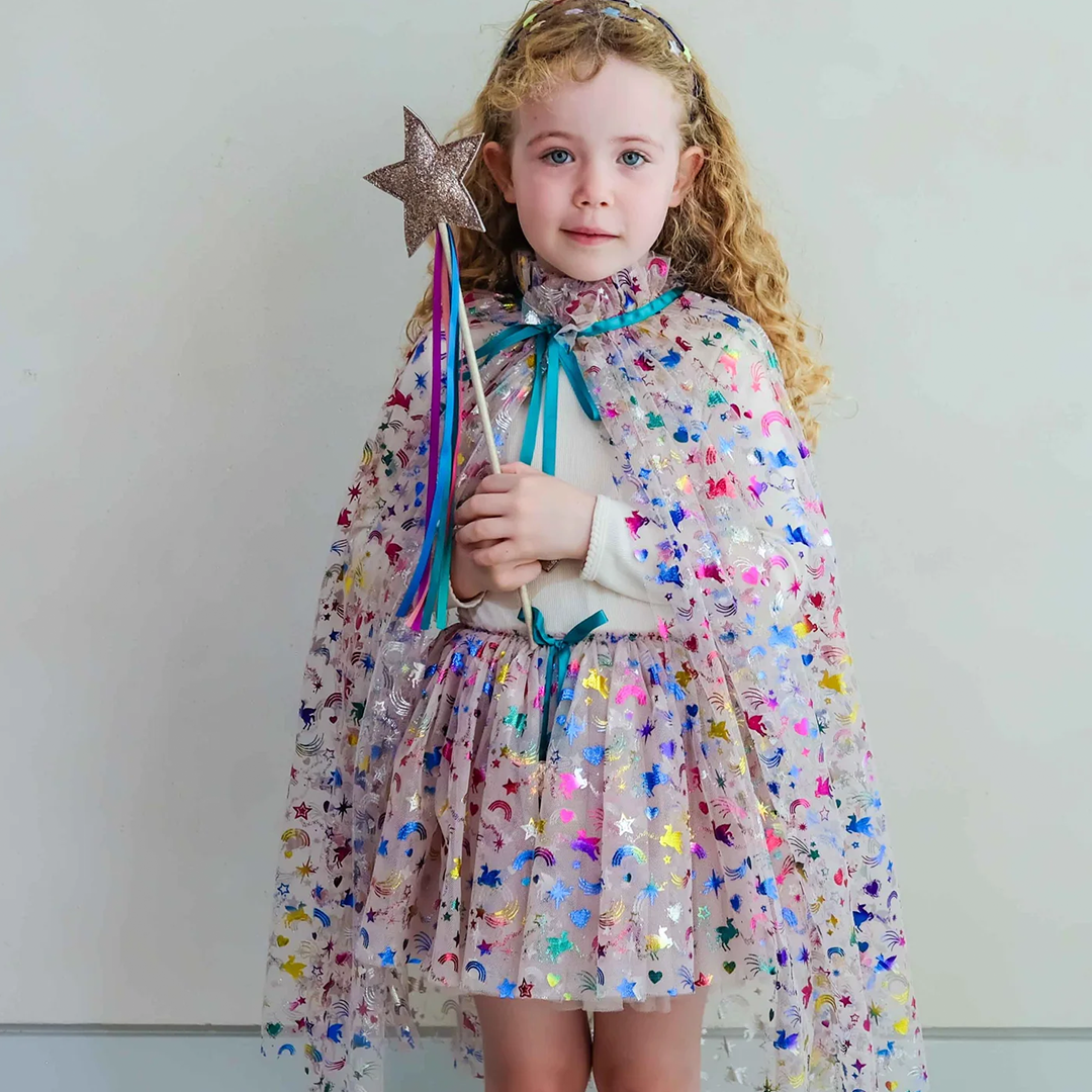 mimi & lula verkleedrok rainbow unicorn