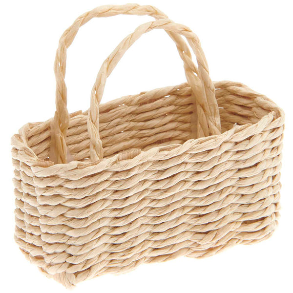 8 Pcs Mini Rotan Mand Geweven Bloemenmand Kleine Rieten Mand Geweven Mand Miniatuur Handvatmand Rieten Mand Met Handvat Kindermand Feestdecoratie Bloempot Cadeauzakje Decoratie Broodmanden Set (Bruin