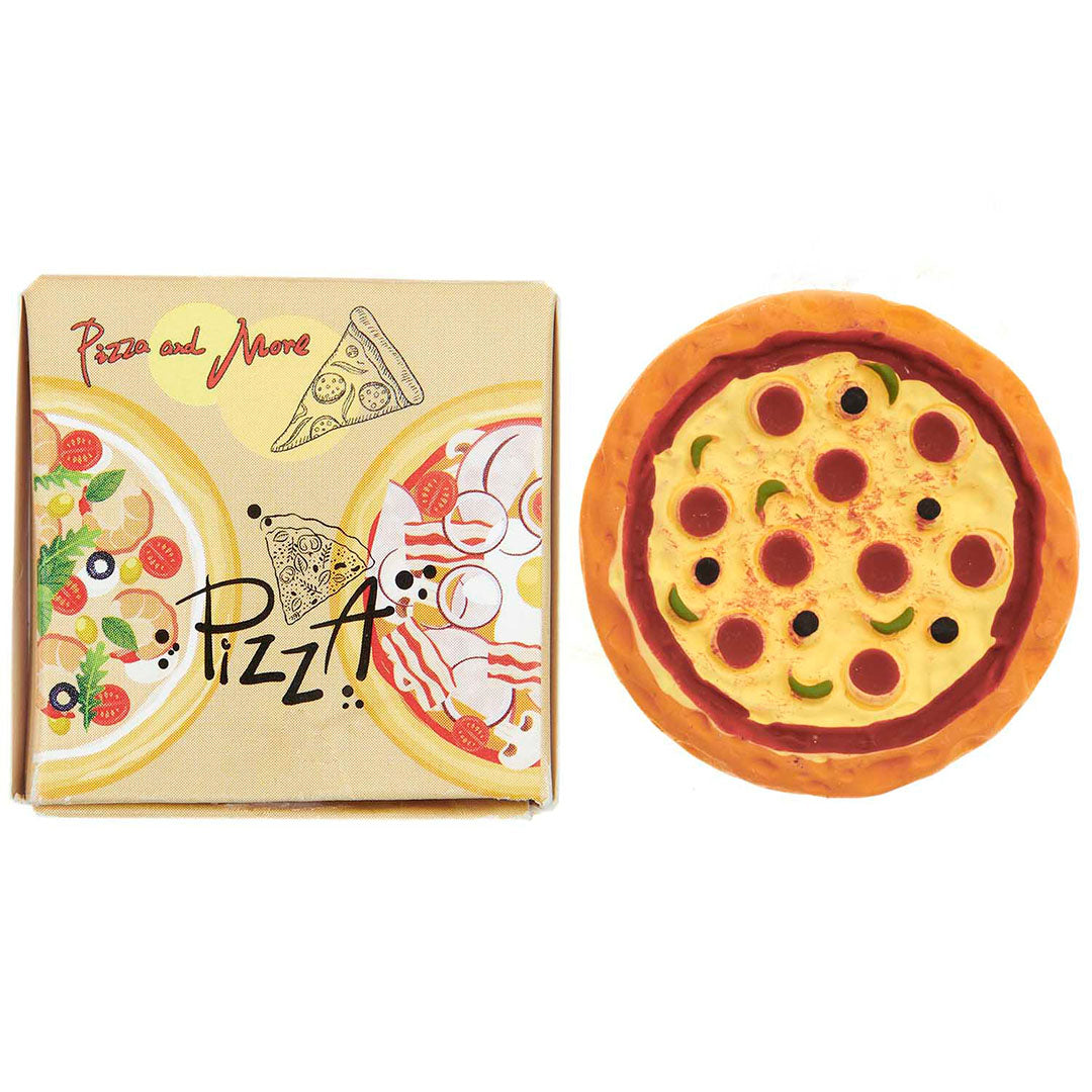 miniatuur pizza in pizzadoos - 3 cm | 500835 | 1