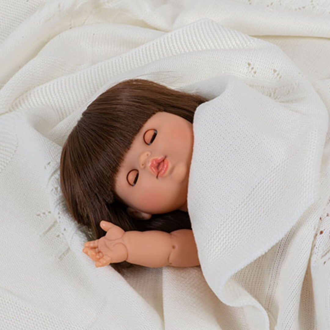 minikane babypop met slaapoogjes chloé - 34 cm  | PA34291 | 1