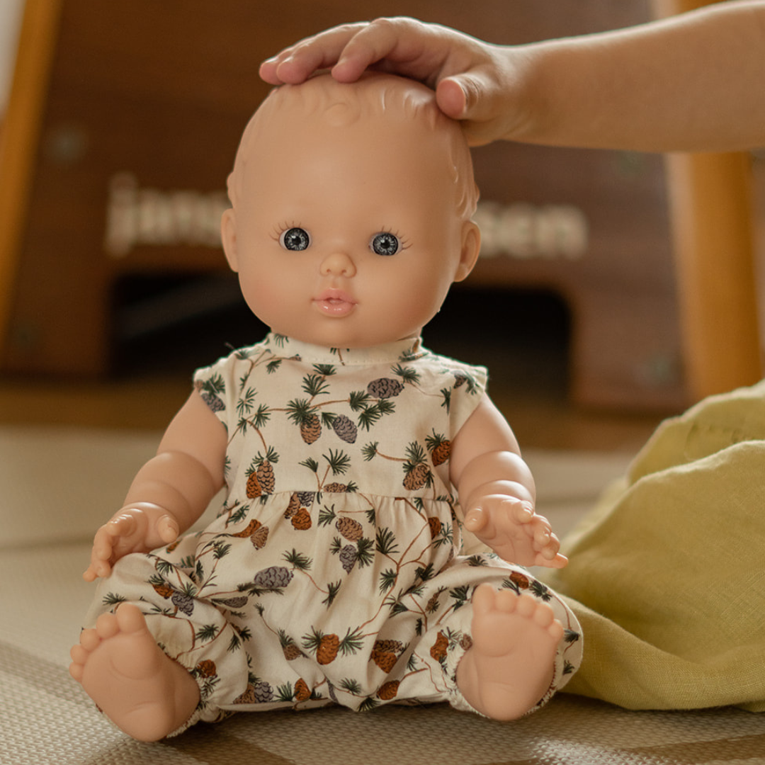 minikane babypop vintage meisje - rosalie - 34 cm  | PA34312 | 1