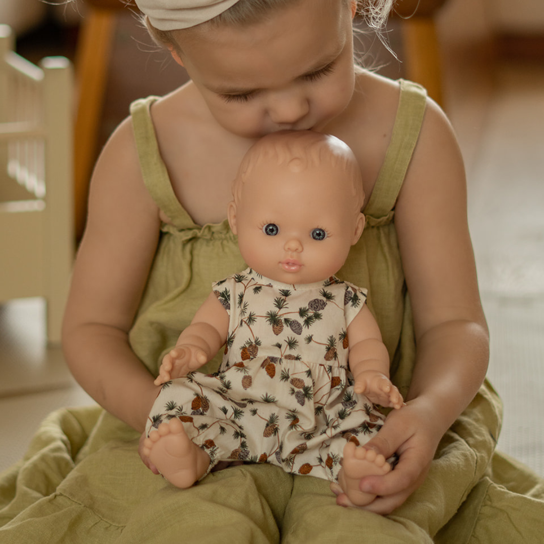 minikane babypop vintage meisje - rosalie - 34 cm  | PA34312 | 4