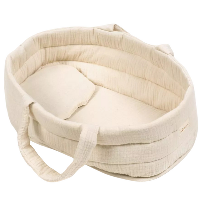 minikane poppenreiswieg ecru - 36 cm | CAC.50.029 | 0