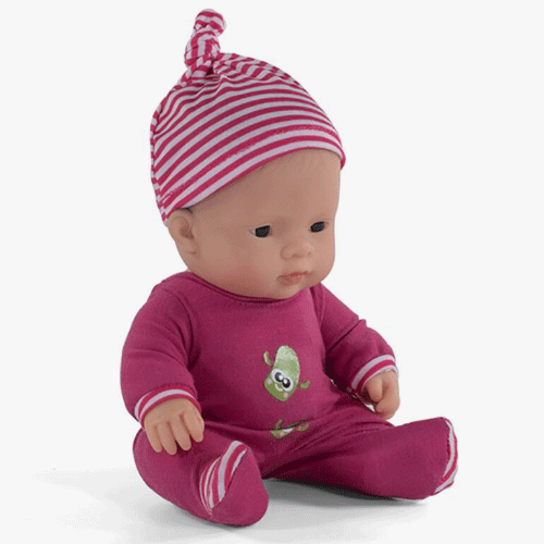 miniland babypop aziatisch met ondergoed meisje - 21 cm | 8231126 | 3