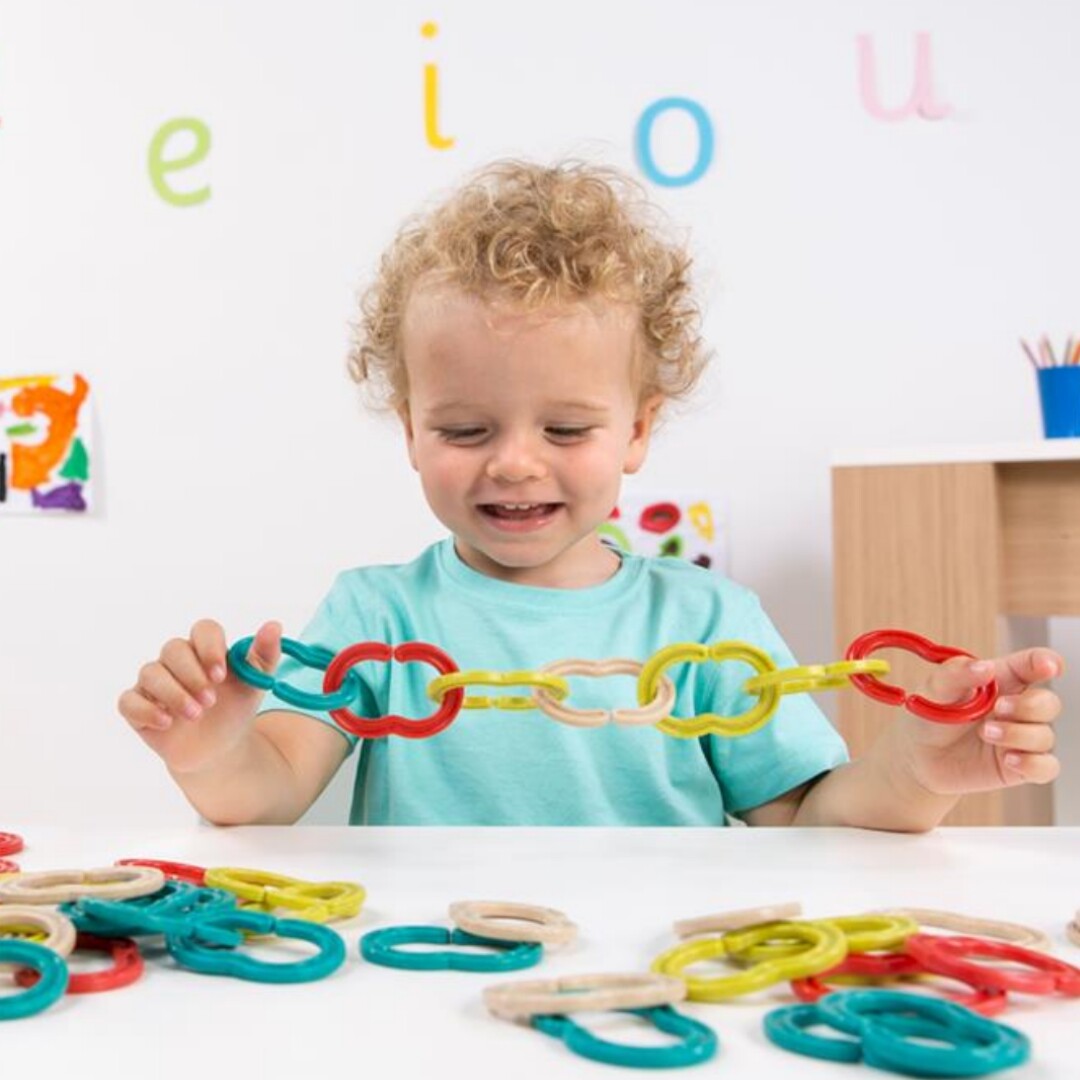 miniland mijn eerste ketting eco chains - 48st | 8232251 | 3