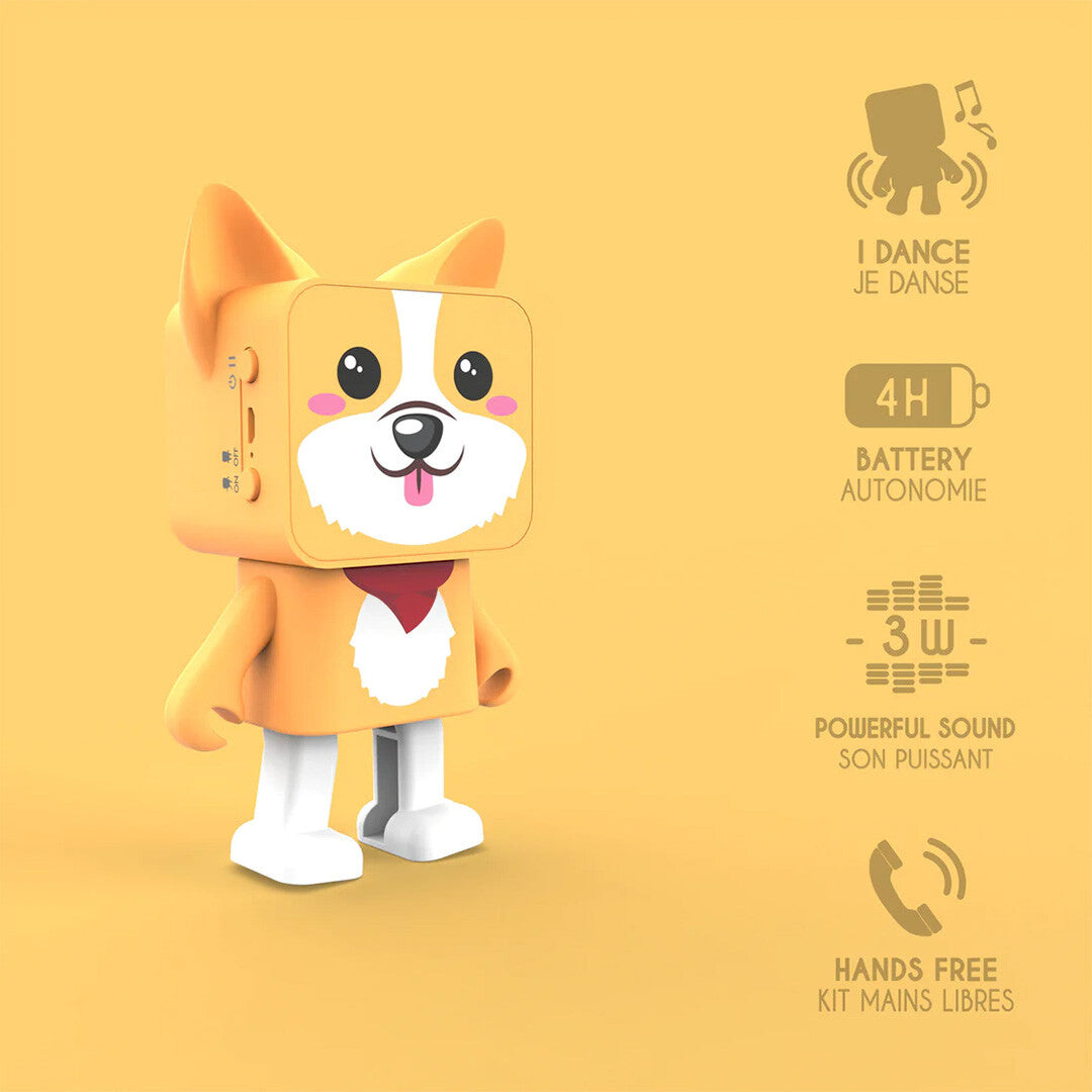 mob bluetooth speaker dancing animals - corgi  | DA-23-01 | 3