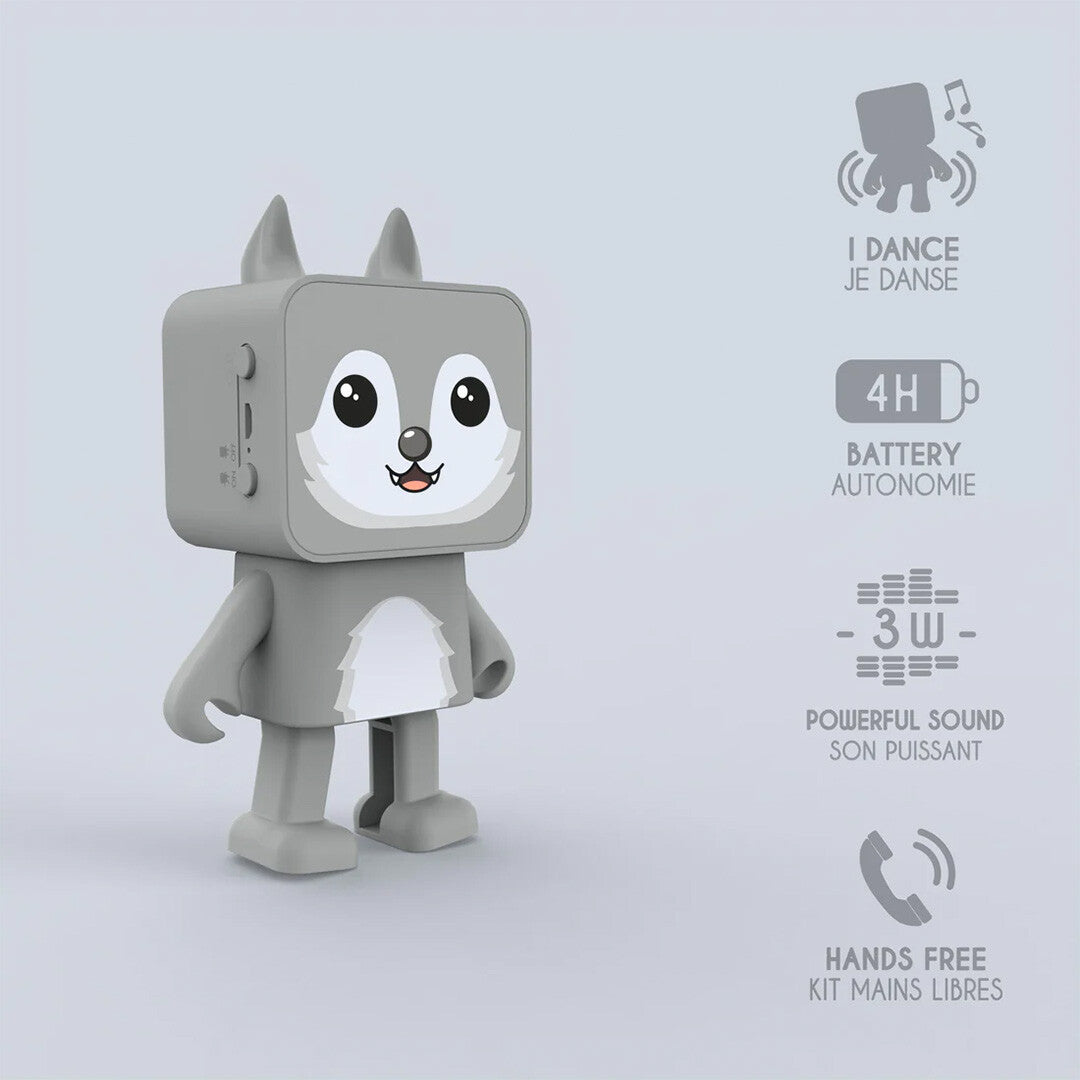 mob bluetooth speaker dancing animals - wolf | DA-23-03 | 1